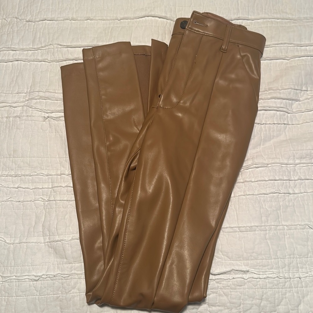 abercrombie skinny leather pants